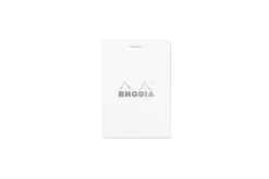 Rhodia No. 11 A7 Notepad - Ice White, Lined