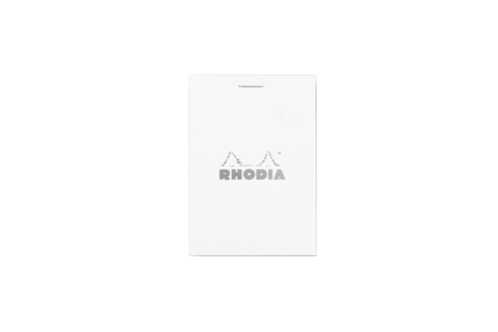 Rhodia No. 11 A7 Notepad - Ice White, Lined 3 Rhodia No. 11 A7 Notepad - Ice White, Lined