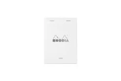 Rhodia No. 13 A6 Notepad - Ice White, Lined