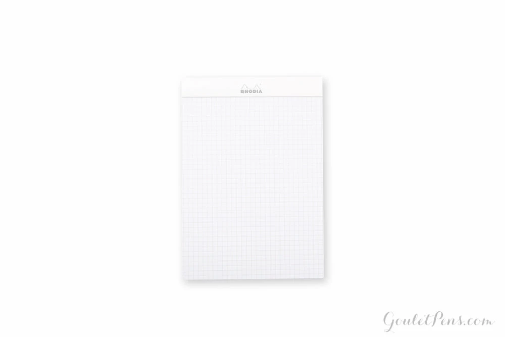 Rhodia No. 16 A5 Notepad - Ice White, Graph 6 Rhodia No. 16 A5 Notepad - Ice White, Graph - Image 4