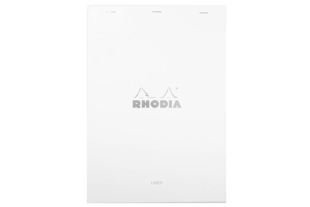Rhodia No. 18 A4 Notepad - Ice White, Lined 3 Rhodia No. 18 A4 Notepad - Ice White, Lined