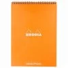 Rhodia No. 18 Top Wirebound A4 Notepad - Orange, Dot Grid -Office Tools Rhodia 18 top wirebound notebook orange dot grid OW 1
