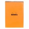 Rhodia No. 18 Top Wirebound A4 Notepad - Orange, Graph 2 Rhodia No. 18 Top Wirebound A4 Notepad - Orange, Graph -Office Tools Rhodia 18 top wirebound notebook orange lined OW 1
