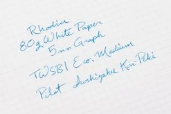 Rhodia Classic Side Staplebound A5 Notebook - Ice White, Graph -Office Tools Rhodia 5mmGraph 80gWhite WritingSample 1 248b914a a95e 48ae 8b16 71a748da81de