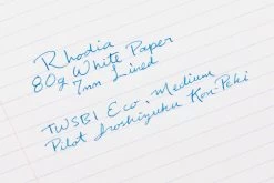 Rhodia No. 16 A5 Notepad - Orange, Lined -Office Tools Rhodia 7mmLined 80gWhite WritingSample 1