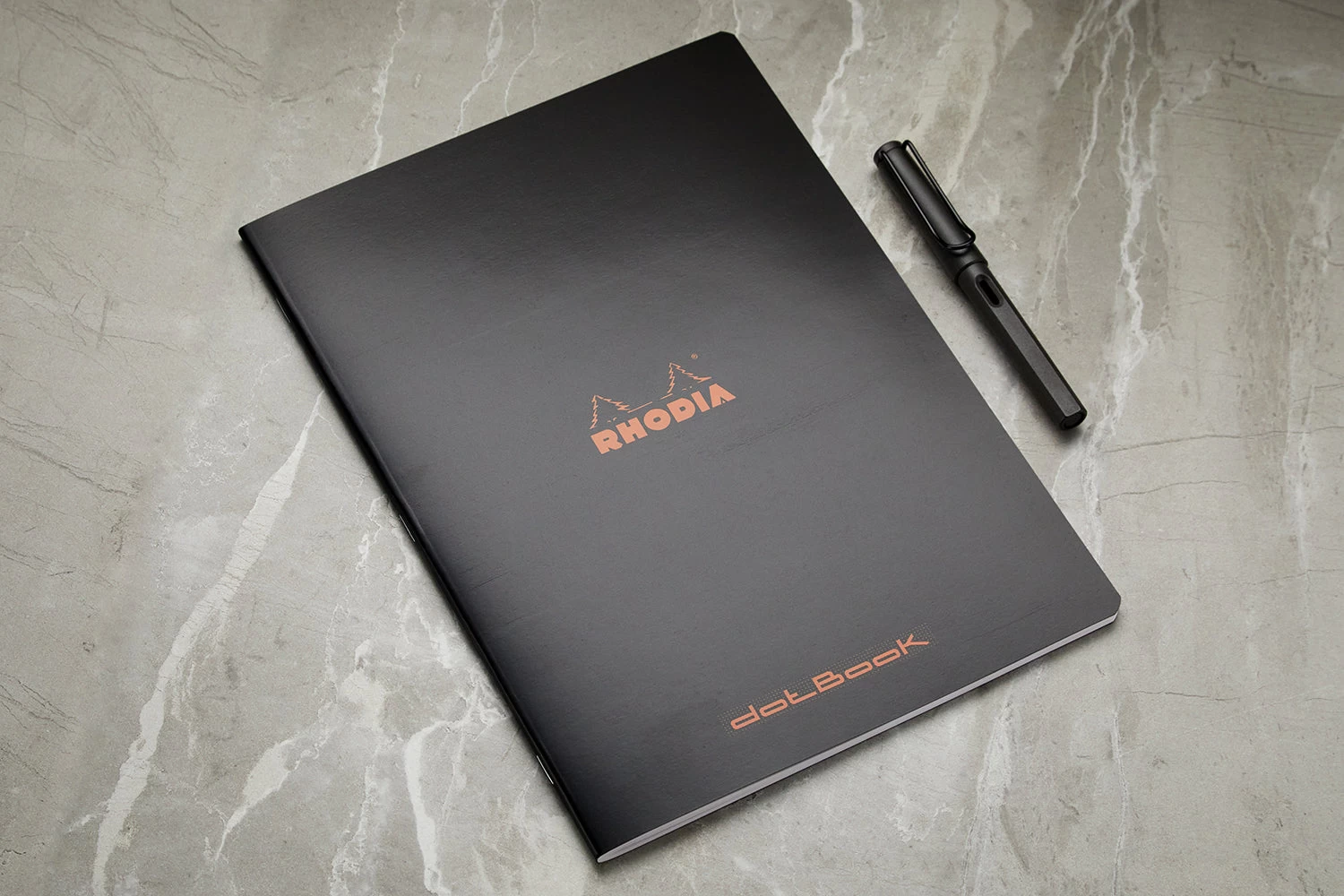 Rhodia Classic Side Staplebound A4 Notebook - Black, Dot Grid 6 Rhodia Classic Side Staplebound A4 Notebook - Black, Dot Grid - Image 4