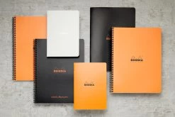 Rhodia Classic Side Staplebound A5 Notebook - Ice White, Graph -Office Tools Rhodia Classic Notebooks Group 1 d7baf0c5 1ef5 48fe 852a 182cb46b3d30