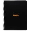 Rhodia Classic Wirebound Notebook - Black, Graph (8.86 X 11.69) -Office Tools Rhodia Classic Wirebound Graph OW 1