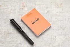 Rhodia No. 11 A7 Notepad - Orange, Graph -Office Tools Rhodia ClassicNotepad TopBound A4 No11 Stapled Graph Orange 1