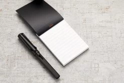 Rhodia No. 11 A7 Notepad - Black, Lined -Office Tools Rhodia ClassicNotepad TopBound A4 No11 Stapled Lined Black 2