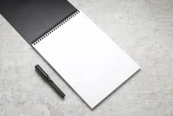 Rhodia No. 18 Top Wirebound A4 Notepad - Black, Lined -Office Tools Rhodia ClassicNotepad TopBound A4 No18 Wirebound Lined Black 2