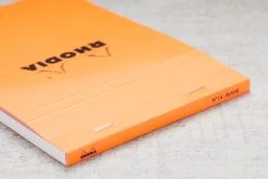 Rhodia No. 16 A5 Notepad - Orange, Blank -Office Tools Rhodia ClassicNotepad TopBound No16 Stapled Blank Orange 3