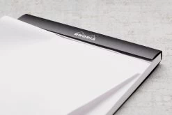 Rhodia No. 16 A5 Notepad - Black, Dot Grid -Office Tools Rhodia ClassicNotepad TopBound No16 Stapled DotGrid Black 4