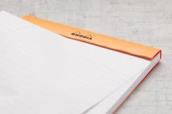 Rhodia No. 16 A5 Notepad - Orange, Lined -Office Tools Rhodia ClassicNotepad TopBound No16 Stapled Lined Orange 4