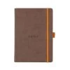 Rhodia Goalbook Dot Grid A5 Hardcover Journal - Chocolate (Ivory Paper) -Office Tools Rhodia Goalbook Hardcover Chocolate stock 1 d17b9e78 e295 4f3f 95a4 e11848905dee
