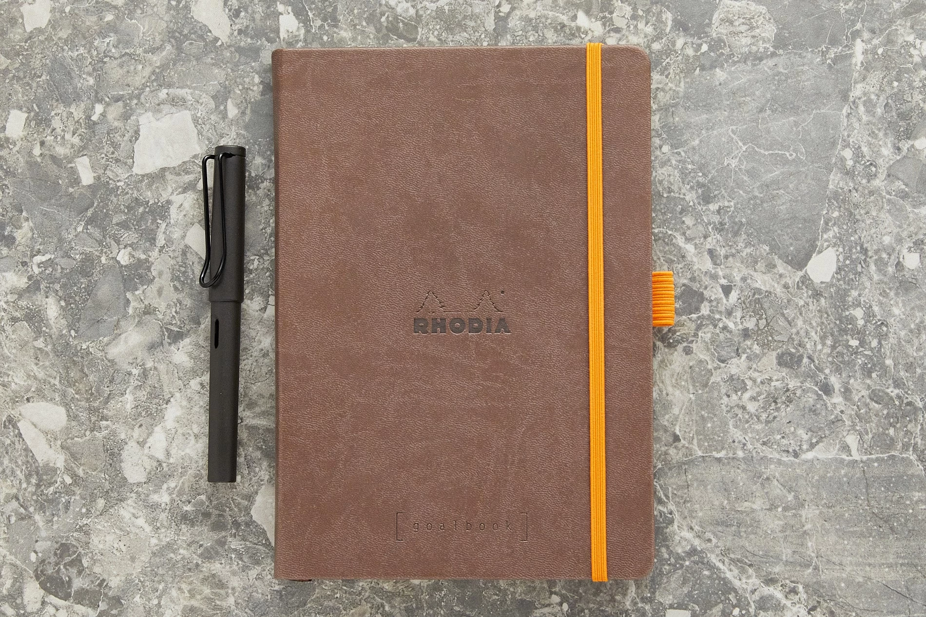 Rhodia Goalbook Dot Grid A5 Hardcover Journal - Chocolate (Ivory Paper) 5 Rhodia Goalbook Dot Grid A5 Hardcover Journal - Chocolate (Ivory Paper) - Image 3