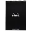 Rhodia No. 18 Top Wirebound A4 Notepad - Black, Dot Grid 1 Rhodia No. 18 Top Wirebound A4 Notepad - Black, Dot Grid -Office Tools Rhodia No.8 A4 Wirebound Black DotGrid OW 1