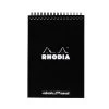 Rhodia No. 16 Top Wirebound A5 Notepad - Black, Dot Grid 1 Rhodia No. 16 Top Wirebound A5 Notepad - Black, Dot Grid -Office Tools Rhodia No16 A5 Wirebound Black DotGrid OW 1