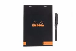 Rhodia No. 16 Premium A5 Notepad - Black, Blank -Office Tools Rhodia PremiumNotepad No16 Black Blank 2