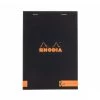 Rhodia No. 16 Premium A5 Notepad - Black, Lined -Office Tools Rhodia PremiumNotepad No16 Black Lined 1