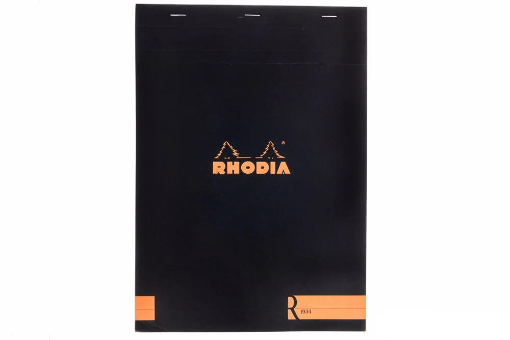 Rhodia No. 18 Premium A4 Notepad - Black, Lined 3 Rhodia No. 18 Premium A4 Notepad - Black, Lined