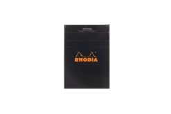 Rhodia No. 11 A7 Notepad - Black, Graph