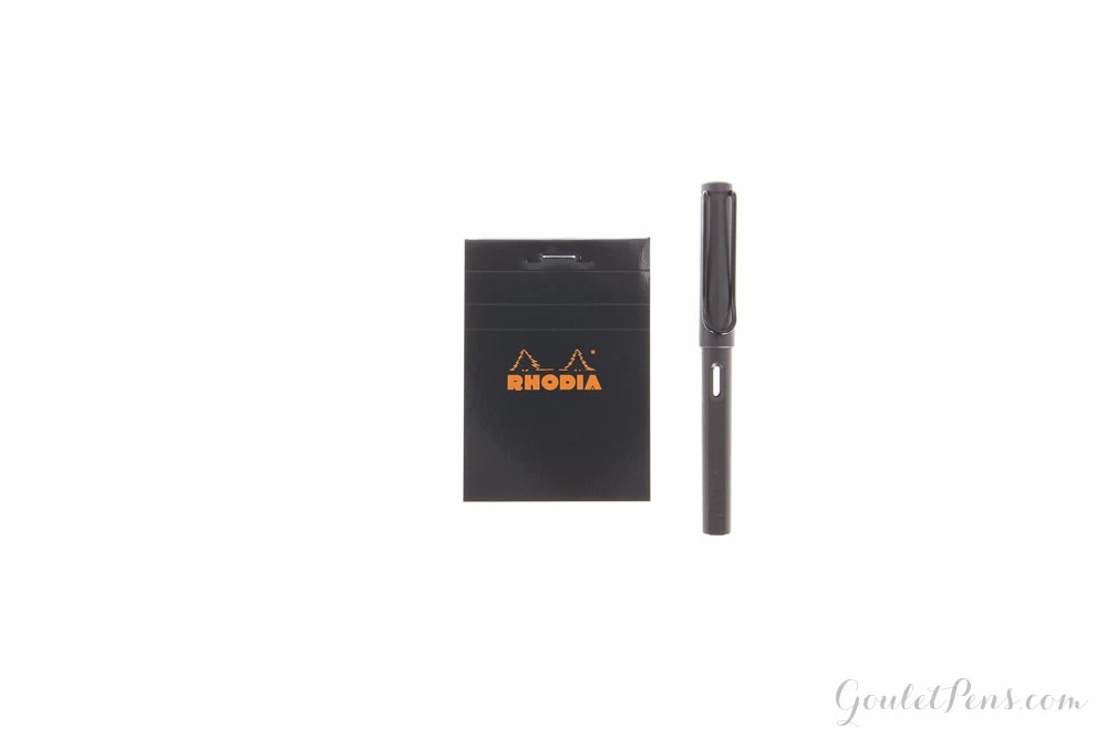 Rhodia No. 11 A7 Notepad - Black, Graph 4 Rhodia No. 11 A7 Notepad - Black, Graph - Image 2