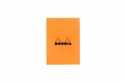 Rhodia No. 11 A7 Notepad - Orange, Graph