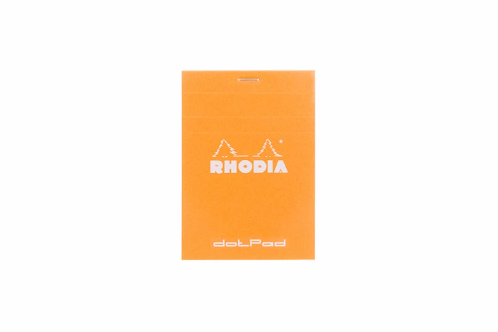 Rhodia No. 12 Small Notepad - Orange, Dot Grid 3 Rhodia No. 12 Small Notepad - Orange, Dot Grid