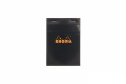 Rhodia No. 13 A6 Notepad - Black, Graph -Office Tools Rhodia Staplebound Top No13 Black Graph 1