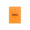 Rhodia No. 13 A6 Notepad - Orange, Graph -Office Tools Rhodia Staplebound Top No13 Orange Graph 1 1