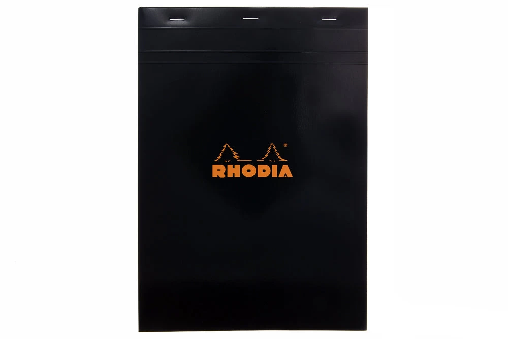 Rhodia No. 18 A4 Notepad - Black, Graph 3 Rhodia No. 18 A4 Notepad - Black, Graph