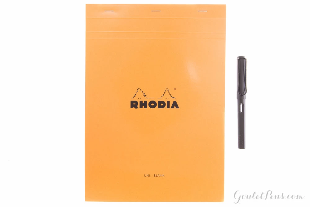 Rhodia No. 18 A4 Notepad - Orange, Blank 5 Rhodia No. 18 A4 Notepad - Orange, Blank - Image 3