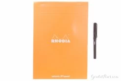Rhodia No. 18 A4 Notepad - Orange, Dot Grid -Office Tools Rhodia Staplebound Top No18 Orange Dot 2