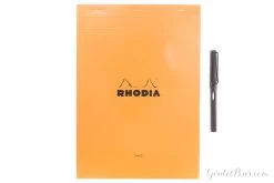 Rhodia No. 18 A4 Notepad - Orange, Lined -Office Tools Rhodia Staplebound Top No18 Orange Lined 2