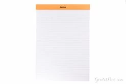 Rhodia No. 18 A4 Notepad - Orange, Lined -Office Tools Rhodia Top Staplebound No18 Orange Lined 1
