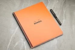 Rhodia Classic Wirebound Notebook - Orange, Lined (8.86 X 11.69) -Office Tools Rhodia Wirebound Graph Orange 2 56f8a6dc 6fc9 4e6d 9b97 472d31ed294c
