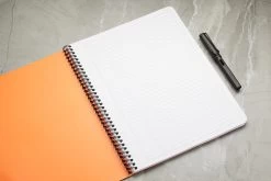 Rhodia Classic Wirebound Notebook - Orange, Lined (8.86 X 11.69) -Office Tools Rhodia Wirebound Lined Orange 3