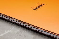 Rhodia Classic Wirebound Notebook - Orange, Lined (8.86 X 11.69) -Office Tools Rhodia Wirebound Lined Orange 4