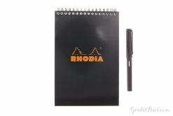 Rhodia No. 16 Top Wirebound A5 Notepad - Black, Graph -Office Tools Rhodia Wirebound Top No16 Black Graph 3