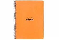 Rhodia Classic Wirebound Notebook - Orange, Lined (8.86 X 11.69)