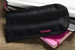 Rickshaw Bagworks 2 Pen Long Coozy - Black/Pink -Office Tools Rickshaw 2PenSleeve BlkPink 2
