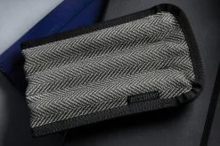 Rickshaw Bagworks 3 Pen Long Coozy - Tweed/Graphite -Office Tools Rickshaw 3PenSleeve Tweed 2