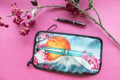 Rickshaw Bagworks Deluxe 6-Pen Roll - Mt. Fuji -Office Tools Rickshaw 6Pen MtFuji