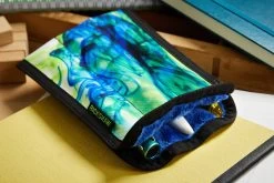 Rickshaw Bagworks 3 Pen Long Coozy - Inky Blue-Green -Office Tools Rickshaw Bagworks 3PenCoozyCase Inky Bluegreen 2