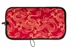 Rickshaw Bagworks Deluxe 6-Pen Roll - Red/Gold Dragon -Office Tools Rickshaw Bagworks Deluxe6PenRoll RedGoldDragon 3