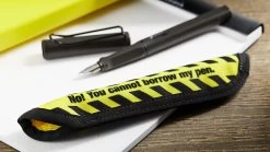 Rickshaw Bagworks 1 Pen Sleeve - No Borrow Yellow -Office Tools Rickshaw NoBorrow PenSleeves Yellow 2