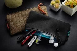 Rickshaw Bagworks Plush Pen/Gadget Pouch - Stout Brown/Mandarin -Office Tools Rickshaw Pen Gadget Pouch Black Tweed group 2 1a7d0f92 6afa 4d17 ac2b f30f23d94b48