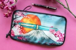 Rickshaw Bagworks Deluxe 6-Pen Roll - Mt. Fuji -Office Tools Rickshaw PenRoll MtFuji 1