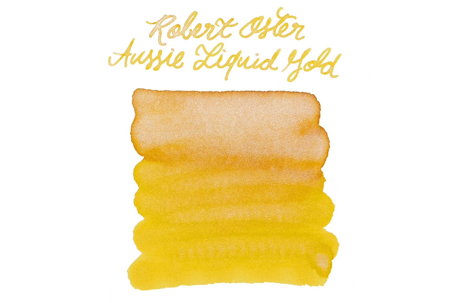 Robert Oster Aussie Liquid Gold - Ink Sample 3 Robert Oster Aussie Liquid Gold - Ink Sample